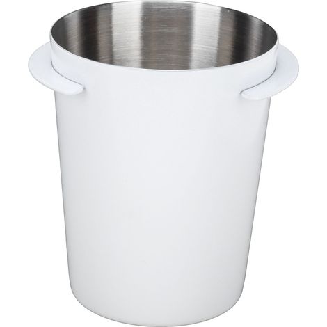 Doseur à café 58 mm, acier inoxydable, outil de dosage pour machine à café, blanc (1/5)
