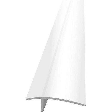 Cache-joints en silicone résistant à la chaleur pour cuisinière, remplissage flexible, protection latérale invisible pour four-53.5x5.6cm-White (1/4)