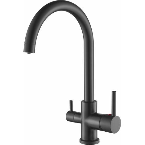Monomando fregadera alto osmosis oceanic negro (1/5)