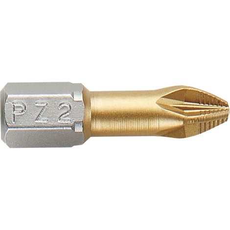 PUNTA ATORNILLAR 1/4" TIN PZ1X25 MM