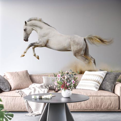 Papier peint panoramique - Cheval - 260 cm x 170 cm (1/4)