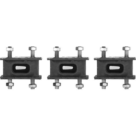 Supports de suspension d'échappement, 3 pièces, accessoire de remplacement adapté pour Toyota Landcruiser (1/5)