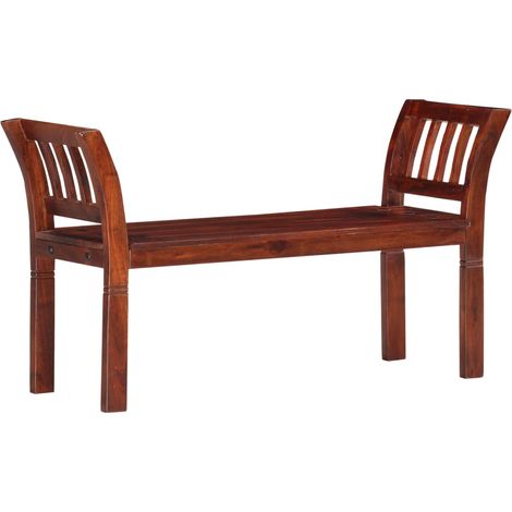 Bench 111 cm Solid Acacia Wood vidaXL