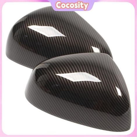 Cocosity Couvercle de rétroviseur de porte Couverture de Rétroviseur Extérieur, Style Fibre de Carbone, ABS moto interieur (1/5)