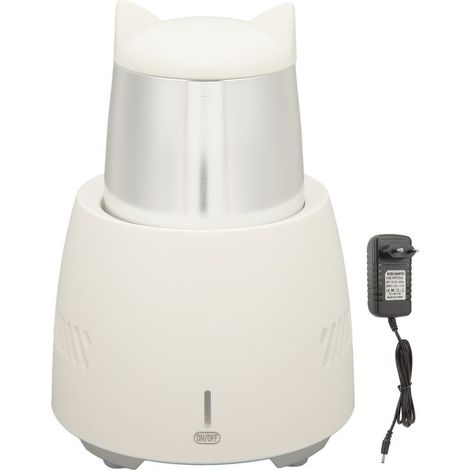 Mini nevera portátil eléctrica de 350 ml para bebidas, color blanco, enchufe europeo 100-240 V, ideal para el hogar, la oficina y el verano - KZQ (1/4)