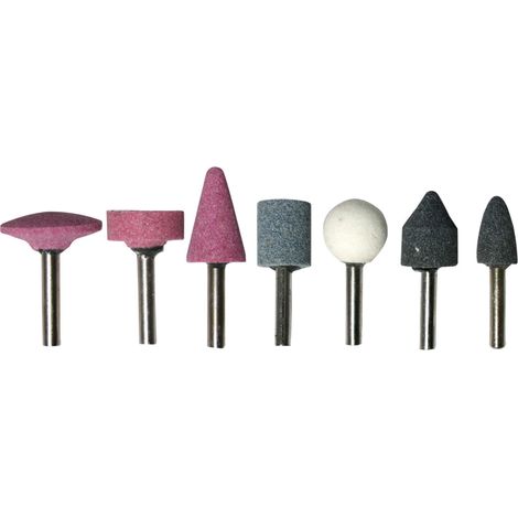 Set di mole in pietra assortite da 7 pezzi (1/2)