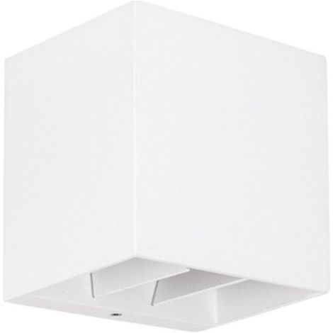 Applique moderno gea led ges2300 led ip65 alluminio bianco monoemissione