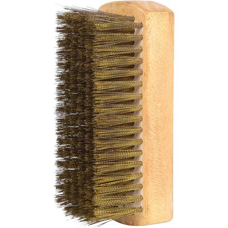 KS Tools BRONZEplus Bürste, Zinnbronzedraht, gewellt, 125 mm