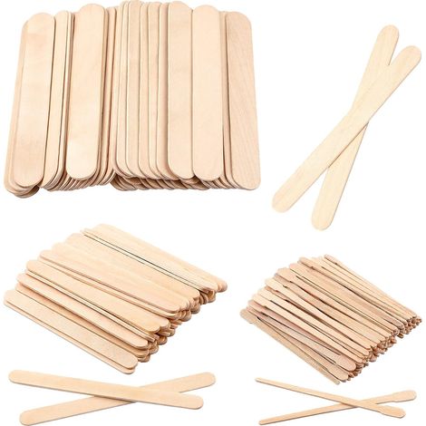 Lot de 150 bâtons de cire à sourcils assortis pour épilation du visage et petits bâtons d'épilation (1/5)