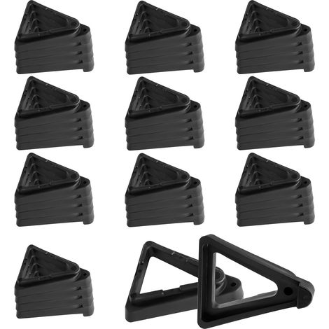 Juego de 40 pies para macetas de exterior, pies triangulares para macetas, pies invisibles para uso interior y exterior en terracota (1/5)