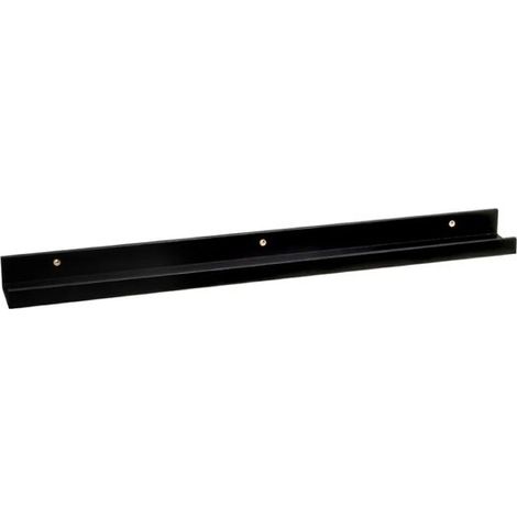 Étagère murale - JUANIO - Coloris noir - 80 x 9,5 x 5 cm - Panneau MDF - Charge 3–5 kg (1/5)