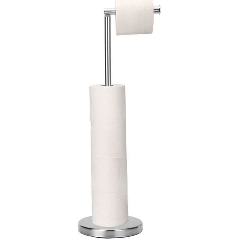 Porte-papier toilette pour WC rangement base robuste (1/5)
