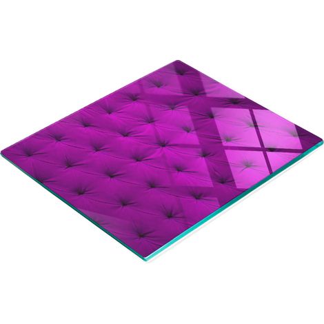 Planche à découper décorative en verre pour la cuisine, revêtement mural en velours, 60 x 52 cm (1/5)