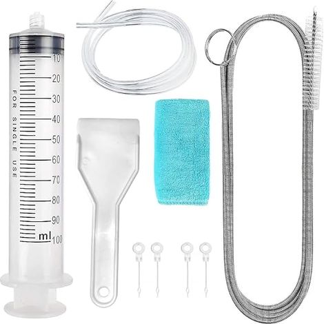 9 Pcs Kit de Nettoyage pour Réfrigérateur, Flexible Brosse de Nettoyage Bâtonnets Nettoyage de Trou de Vidange pour Réfrigérateur, Outils de Nettoyage Trou de Vidange de Réfrigérateur, pour Cuisine (1/5)