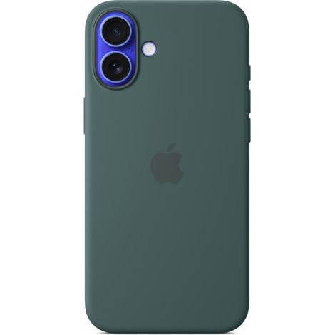 iPhone 16 Plus Silicone Case with MagSafe - Lake Green (1/4)