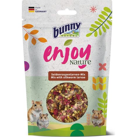 Bunny Nature Nagersnack enjoy Nature Seidenraupenlarven-Mix 40 g