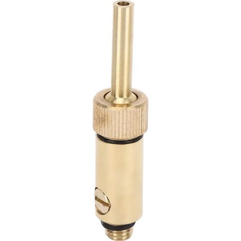 CSPARKV （8.5×0.4×0.4cm）Adjustable Copper Water Fountain Nozzle for Garden Pond Landscape with Valve Accessories