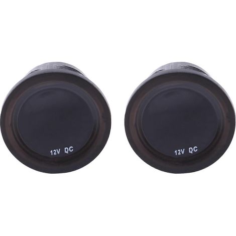 Voltmètre numérique RD 2X DC12V à trois fils pour véhicules, motos, bateaux et voitures. Affichage LED couleur. (1/5)