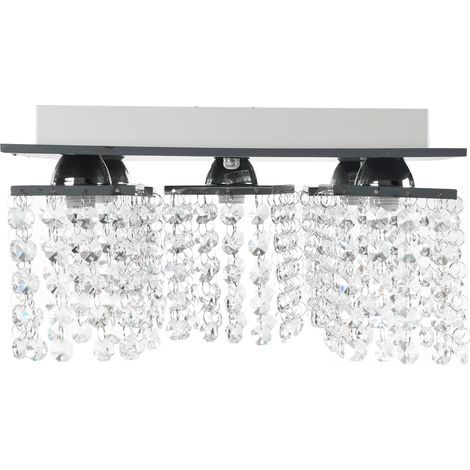 Lustre moderne G9 en cristal à suspendre au plafond, idéal pour les salles à manger, salles de bains, chambres et salons, 110-240 V (1/5)