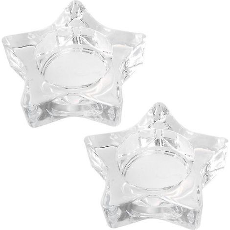 Glas-Schreibtischornament für Kerze (1/2)