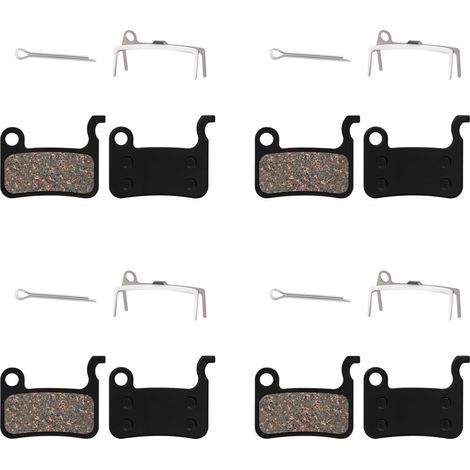 4 Paires Plaquette De Frein VTT for Shimano Deore XT en Résine pour Hone Alfine Saint Disc Brake Compatible avec Shimano Deore XTR LX SLX Frein À Disque Vélo Route VTT Ville (1/5)