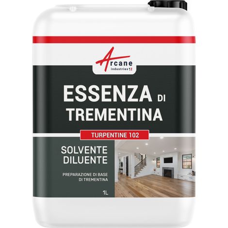 Essenza di trementina, per pulire e proteggere il legno - TURPENTINE 102 - 1 L - ARCANE INDUSTRIES (1/4)