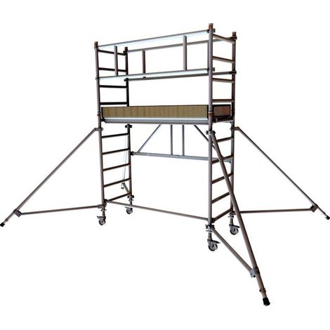 Zarges 5535122 PaxTower 3T with Toeboards & Stabilisers Platform Height 1.6m ZAR5535122 (1/3)