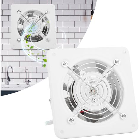 Ventilateur d'extraction mural 25 W 220 V, faible bruit, pour salle de bain, cuisine et garage. (1/5)