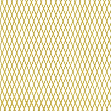 Alberts Streckmetallblech Aluminium goldfarbig eloxiert 600 x 1,6 x 1000 mm Streckmetallblech (1/4)