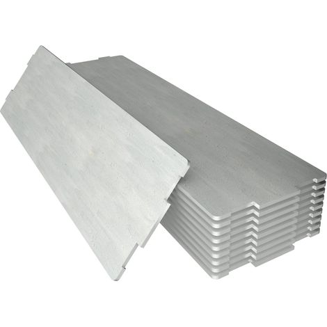VIGOR Jeu de tôles pleines extra grand 183 mm V6685-4/10 10 pièces (1/4)