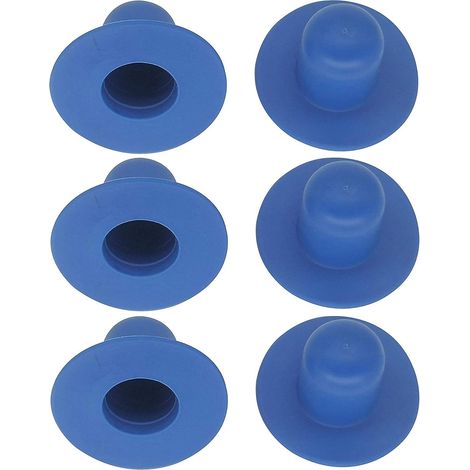 APEX Parts Shop Replacement Ground Swimming Pool Filter Pump Strainer Hole Plug Stopper for INTEX (6 Pack) (1/4)