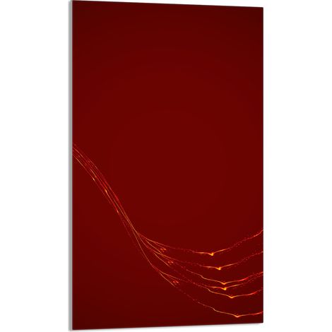 Planche à découper en verre rouge 30x52 (1/5)