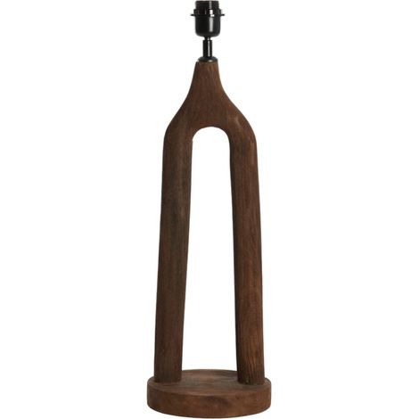 Light & Living - lampada da tavolo - Xitta - marrone - legno -