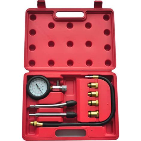 Kit de test de compression 9 pièces pour moteurs à essence (1/3)