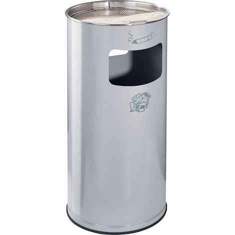 VAR, Combiné cendrier-poubelle, capacité 37 l, h x Ø 700 x 320 (1/4)