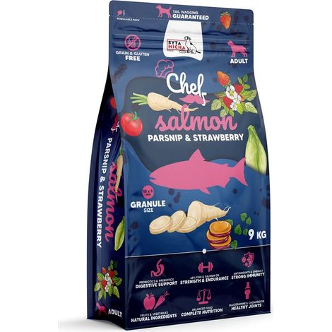 SYTA MICHA Lachs, Pastinake und Erdbeere 9 kg
