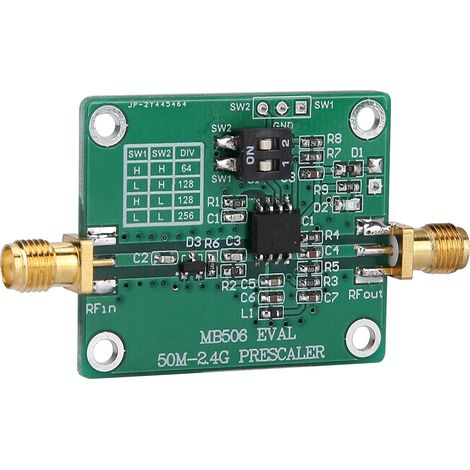 Module MB506 : diviseur de fréquence 64/128/256 pour micro-ondes 2,4 GHz (prédiviseur) pour émetteur-récepteur CATV DBS (1/5)