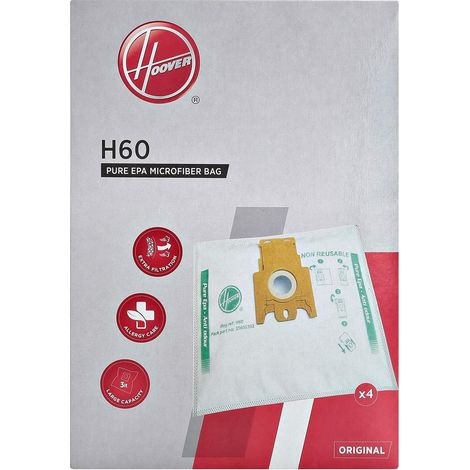 4 sacchetti anti-odore H60 - Aspirapolvere - HOOVER - 36602 (1/2)