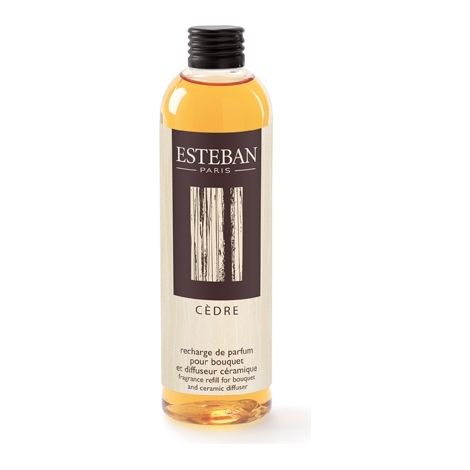 Esteban - Recharge pour bouquet parfumé cèdre 250 ml