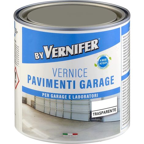 Smalto Vernice Pavimento Garage Calcestruzzo carrabile Vernifer 750 ml – TRASPARENTE