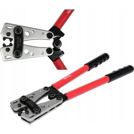 PRENSA MEC脕NICA PARA TERMINALES TUBULARES DE CABLE 6-50MM2 - YT-22857 (1/5)