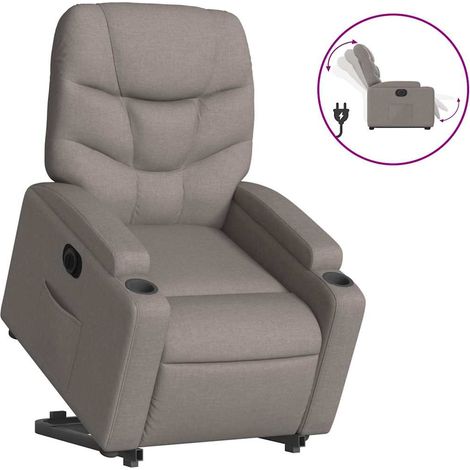 Maison Exclusive - Relaxsessel mit Aufstehhilfe Elektrisch Taupe