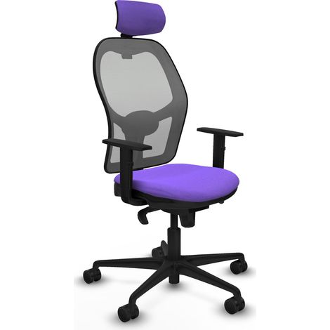 Silla de Oficina con Cabecero Piqueras y Crespo 1D036N2 Lila