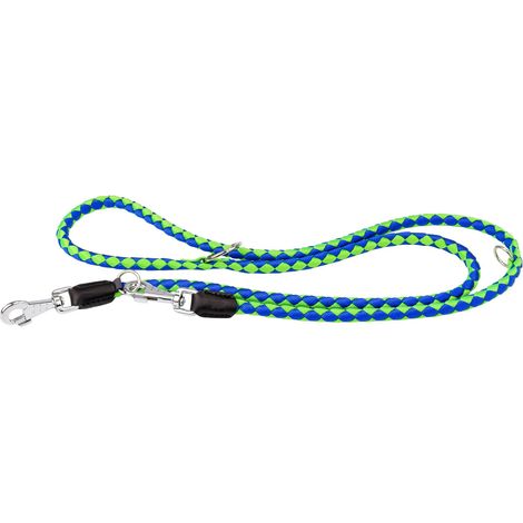 Ferplast TWIST MATIC GA Laisse de dressage pour chiens avec mousqueton automatique. Différentes tailles et couleurs.. Variante GA12/200 - Misure: Ø 12 mm x L 200 cm - Bleu