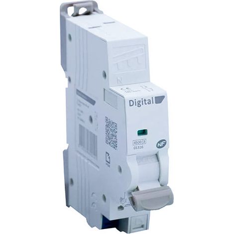 Disjoncteur 10A Ph/N C4,5 kA I-Plug - Digital electric 01310