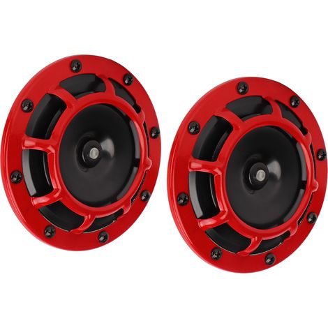 Klaxon électrique 12 V 115 dB Super Tone double, kit universel pour camions, camping-cars, motos, UTV et quads (1/5)