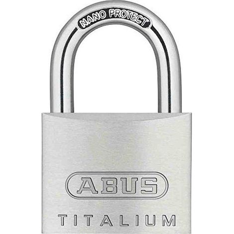 Lucchetto ABUS 64TI/40 Titalium 40mm in Alluminio Leggero e Acciaio Anticorrosione (1/2)