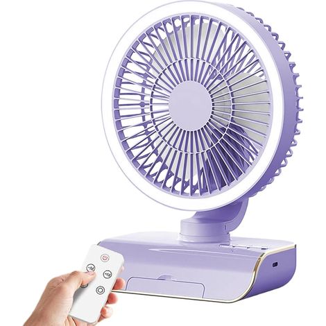 Ventilateur de Table Oscillant - 5 Vitesses avec Télécommande (1/5)
