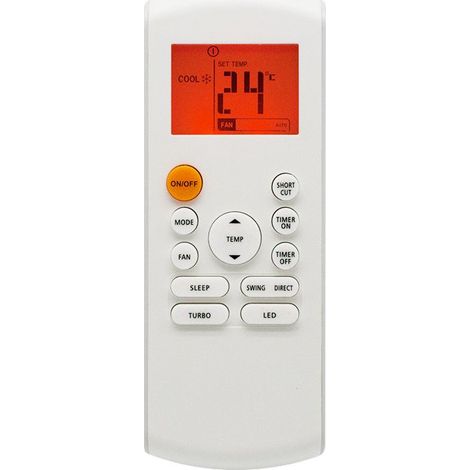 Télécommande Climatiseur Rétroéclairée Compatible US- (1/4)
