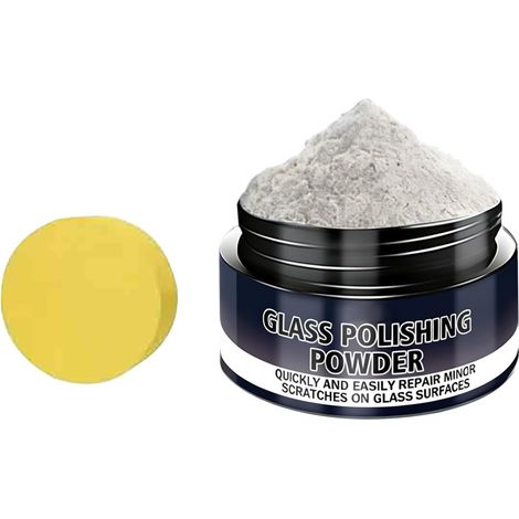 Nettoyant pour vitres Poudre de polissage longue durée, nettoyant pour vitres et dissolvant de rayures Pour l'entretien et l'entretien des voitures, camions, SUV, camping-cars, rétroviseurs de (1/5)